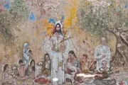 Inauguran imponente mural en iglesia católica de Madrid