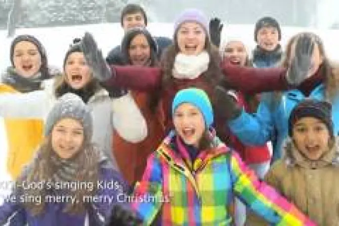 Niños Cantores de Dios evangelizan Austria en Navidad
