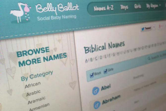 Nombres bíblicos son cada vez más populares en recién nacidos en EEUU