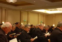 Obispos de Estados Unidos rezan juntos. Foto: ACI Prensa