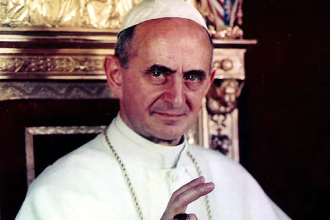 Papa Francisco destaca amor a Cristo la Iglesia y el hombre de Pablo VI