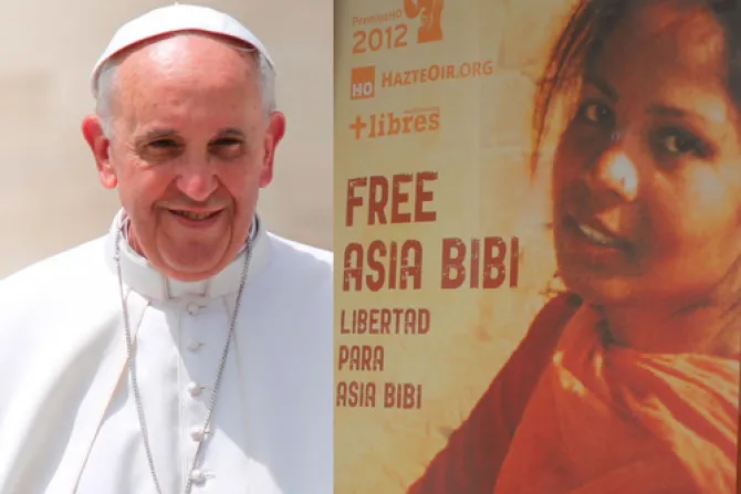 Asia Bibi agradece en carta al Papa Francisco las oraciones por su liberación