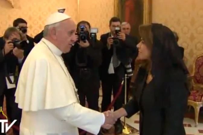 VIDEO: El Papa y Presidenta de Costa Rica tratan defensa de la vida y temas sociales