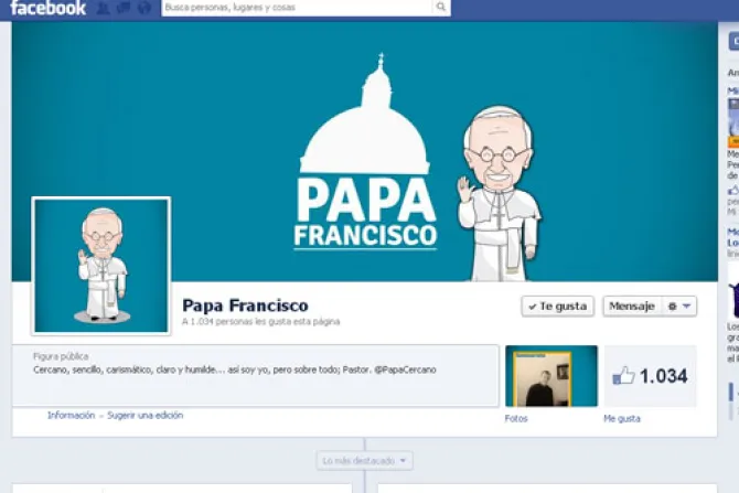 Jóvenes crean página de Facebook para difundir mensaje del Papa