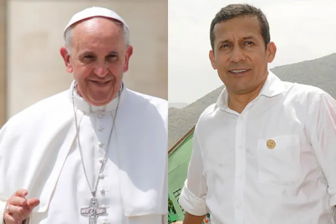 El Papa Francisco recibirá al presidente Humala la segunda semana de diciembre