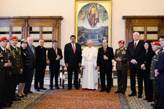 El Papa y Nicolás Maduro conversan sobre pobreza, delincuencia y drogas