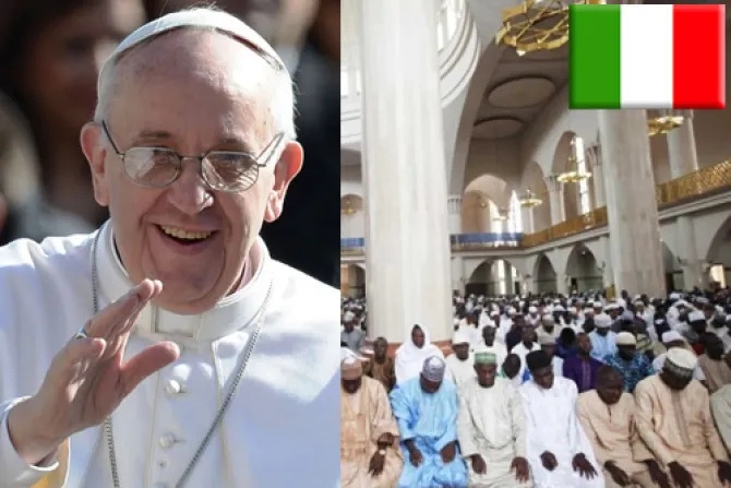 Los musulmanes de Italia agradecen amabilidad del Papa Francisco