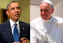(foto de Obama: Casa Blanca-gobierno de EEUU / foto del Papa: ACI Prensa)