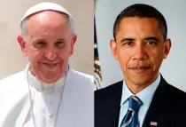 Papa Francisco (Foto CNA) / Barack Obama (Foto Ethan Bloch(CC BY 2.0))