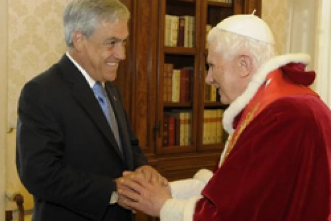 El Papa y Presidente de Chile tratan defensa de vida y familia