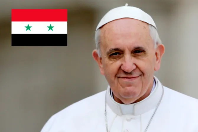 El Papa Francisco reitera llamado a evitar la guerra en Siria