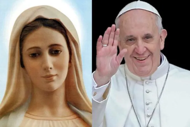 El Papa en la Asunción de la Virgen: María no nos deja solos y nos sostiene en la lucha contra el  mal