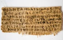 El papiro en copto (foto profesora Karen L. King)