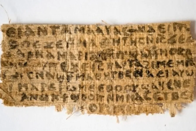 Papiro sobre "esposa de Jesús" no afecta al Cristianismo, subraya experto