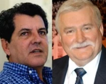 Oswaldo Payu00e1 + / Lech Walesa