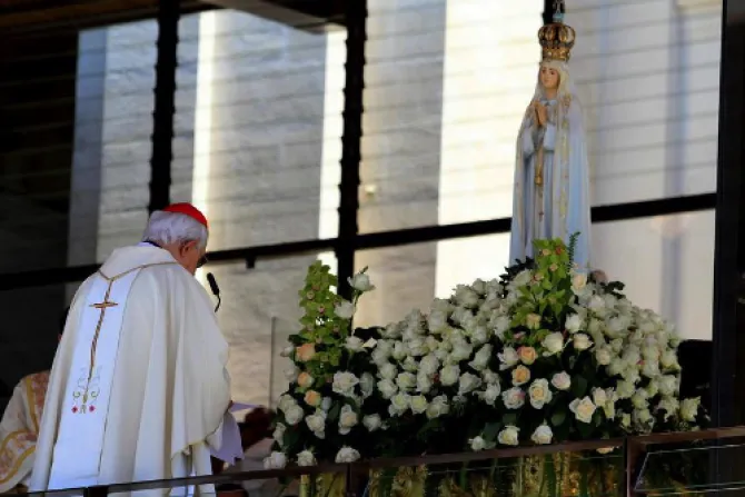 Consagran pontificado del Papa Francisco a Virgen de Fátima