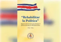 Portada de "Rehabilitar la política". Fuente: Conferencia Episcopal de Costa Rica