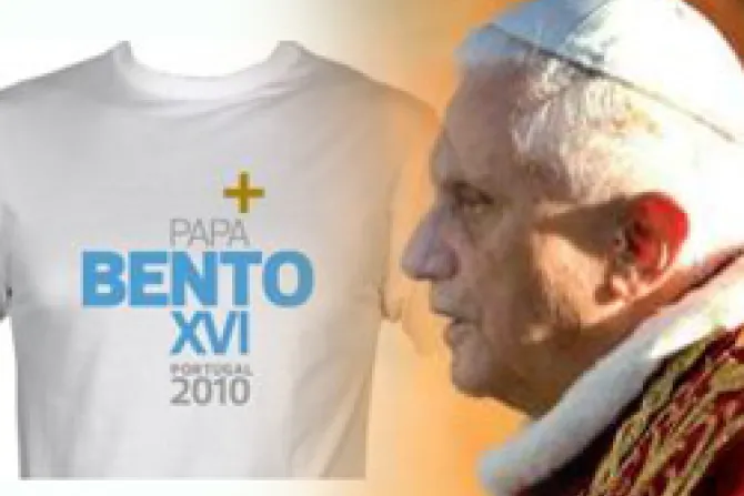 Presentan himno y camiseta oficial de visita de Benedicto XVI a Portugal