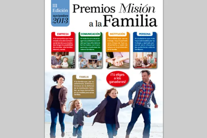 Revista Misión premiará a personas e instituciones defensoras de la vida y la familia