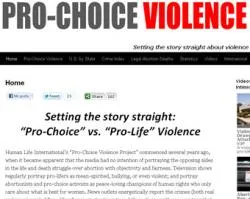 Sitio web documenta violencia de activistas del aborto en EEUU