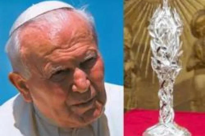Hospital Niño Jesús de Roma recibe reliquia del Beato Juan Pablo II