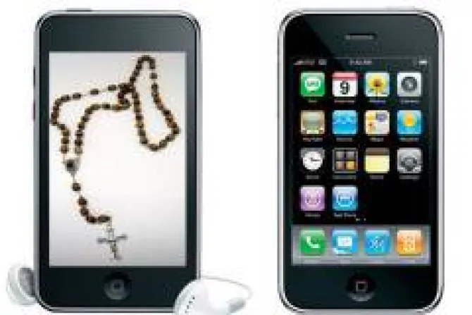 Crean aplicaciones de móvil para rezar el Rosario y el Ángelus