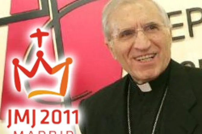 Cardenal Rouco garantiza al Papa apoyo de empresarios españoles a JMJ Madrid 2011