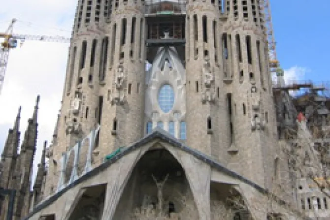 Explican "estructura espiritual" de la Sagrada Familia en Barcelona