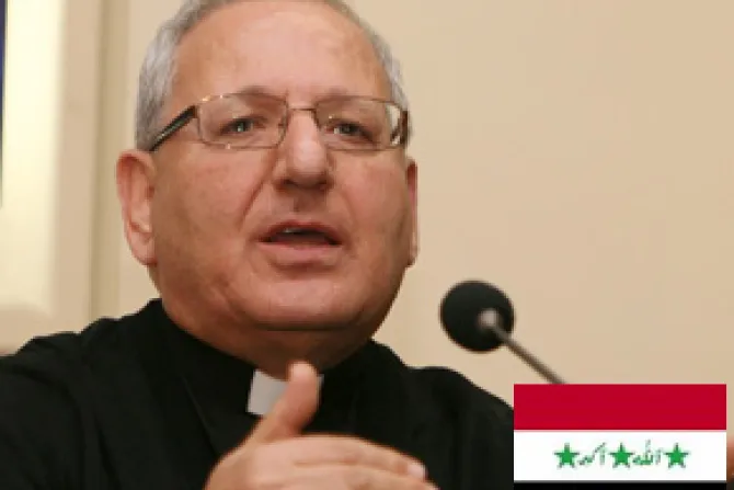 Arzobispo da cuenta de dramática situación de cristianos en Irak
