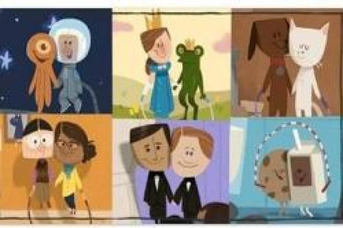 Polémica por doodle de Google que alienta uniones gay de manera subliminal