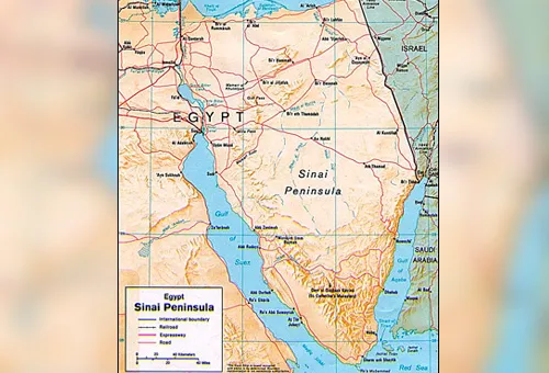 Península de Sinaí. Foto: CIA?w=200&h=150