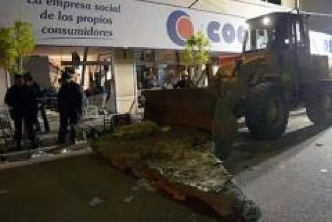 Argentina: Obispado se solidariza con víctimas de tragedia en supermercado