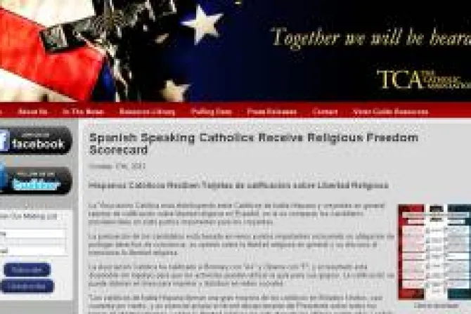 EEUU: Hispanos católicos reciben tarjetas con posturas de candidatos sobre libertad religiosa
