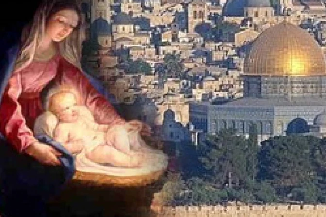 Navidad y fe en Tierra Santa edifican la sociedad, dice Patriarca de Jerusalén