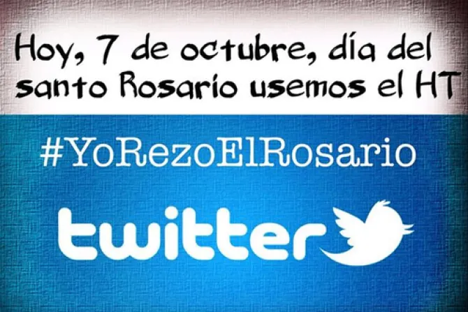 En el día de la Virgen #YoRezoElRosario fue trending topic en Twitter