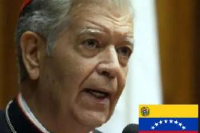 Venezuela: Cardenal Urosa pide que en 2012 no haya violencia política