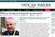 Una imagen del artículo publicado por Gianni Valente en Vatican Insider del 21 de junio
