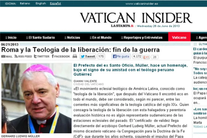 Experto en teología de la liberación critica ingenuidad de periodista italiano