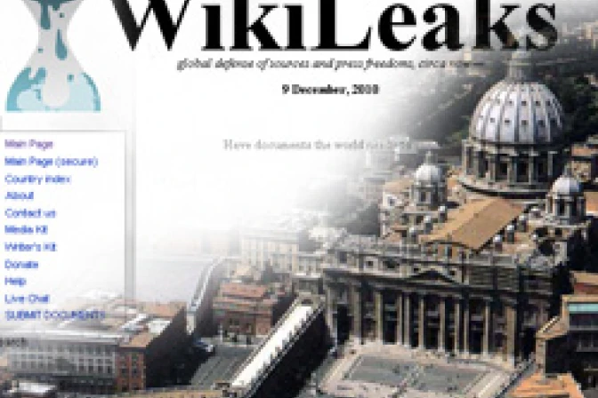 Cables de Wikileaks sobre Vaticano no revelan nada nuevo, afirman analistas