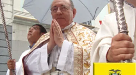 Arquidiócesis de Quito agradece al Papa designación de Cardenal