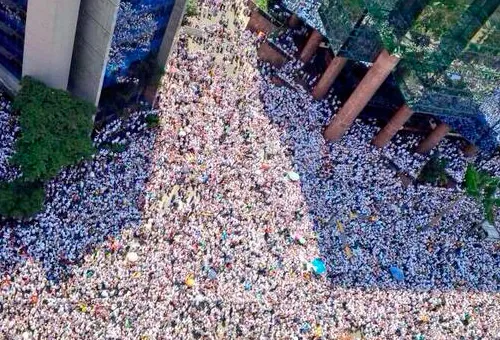 La multitud que protesta en Venezuela (Foto: Twitter @ivanna_hurtado)?w=200&h=150