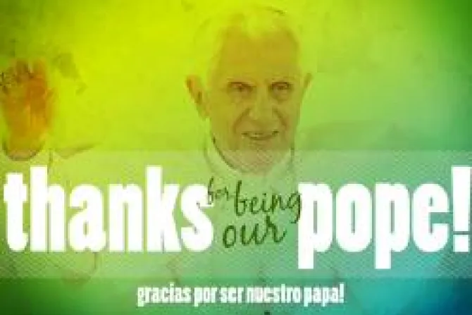 VIDEO: Jóvenes del mundo agradecen al "joven de 85 años" Papa Benedicto XVI