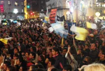 Vigilia por el Papa en Buenos Aires