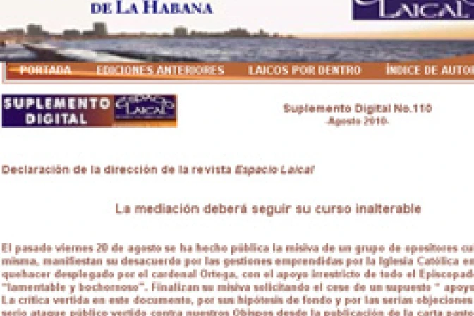 Revista católica: Mediación de Iglesia en Cuba debe seguir su curso