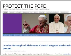 Ingleses lanzan sitio web para contrarrestar ataques contra Benedicto XVI