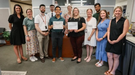 Miembros de la Oficina de Pastoral Universitaria de la Universidad Católica de América