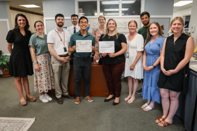 Miembros de la Oficina de Pastoral Universitaria de la Universidad Católica de América