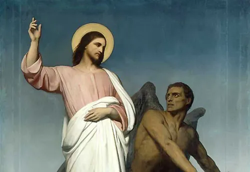 Imagen: The Temptation of Christ - Ary Scheffer (1854)