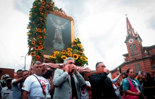 Procesión del Divino Niño en el santuario de Bogotá (Colombia) Crédito: Eduardo Berdejo (ACI)