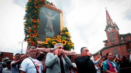 Procesión del Divino Niño en Bogotá.